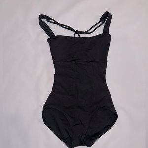 Capezio Open cross back Leotard